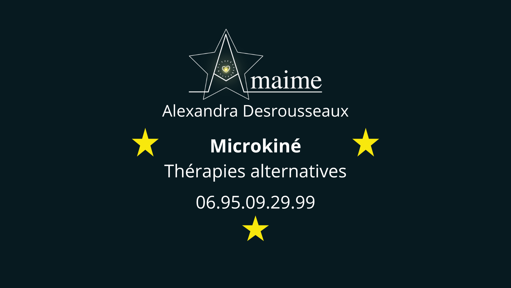 logo amaime microkiné alexandra desrousseaux